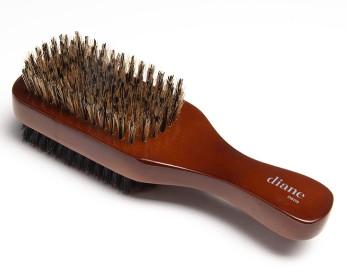Best for Afro Hair:Diane Premium Boar Bristle Brush for Men