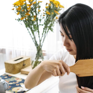 Bamboo hairbrush 1
