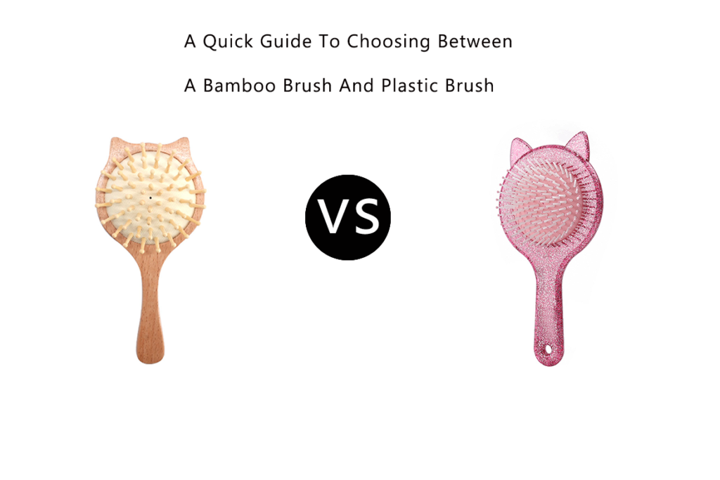 Bamboo hairbrush Vs Plastic hairbrush